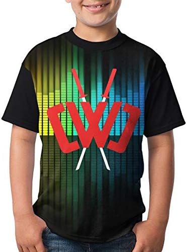 Chad Wild Clay Boys and Girls Print T-Shirts, Youth Fashion Tops M