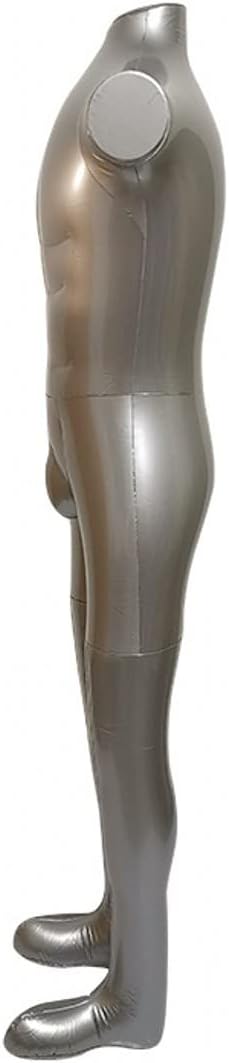 YJIUYUANQ Inflatable Mannequin Body Torso ,Male Body Form Display Dummy Model , Full Body Mannequin, 1PC, As Show