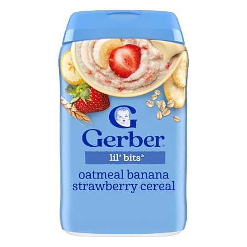 Gerber ガーバー オートミール シリアル バナナ&ストロベリー 227g