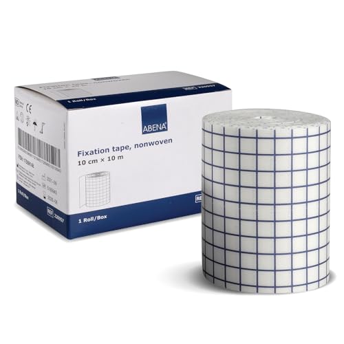 ABENA Fixing Plaster Roller, 10m x 10cm, White, Medical Adhesive Patch