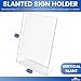 1InTheOffice Slanted Sign Holder 8.5 x 11