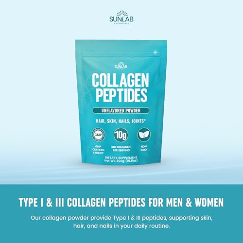 Collagen Peptides Powder Hydrolyzed Bovine (Unflavored) Type I & III Supplement for Hair, Skin, Nails & Joint Support - Collagen for Women & Men - Non GMO & USA Made - Unflavored - 30 Servings - Thumbnail 3