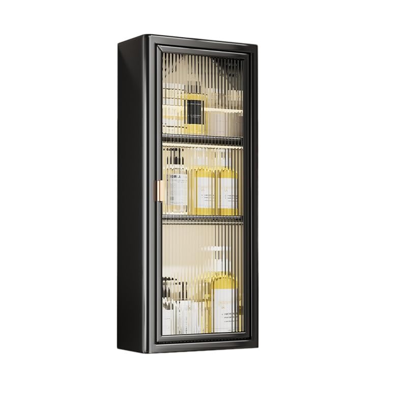 Armario de baño ajustable y estante de pared para cocina o entrada con baldas móviles