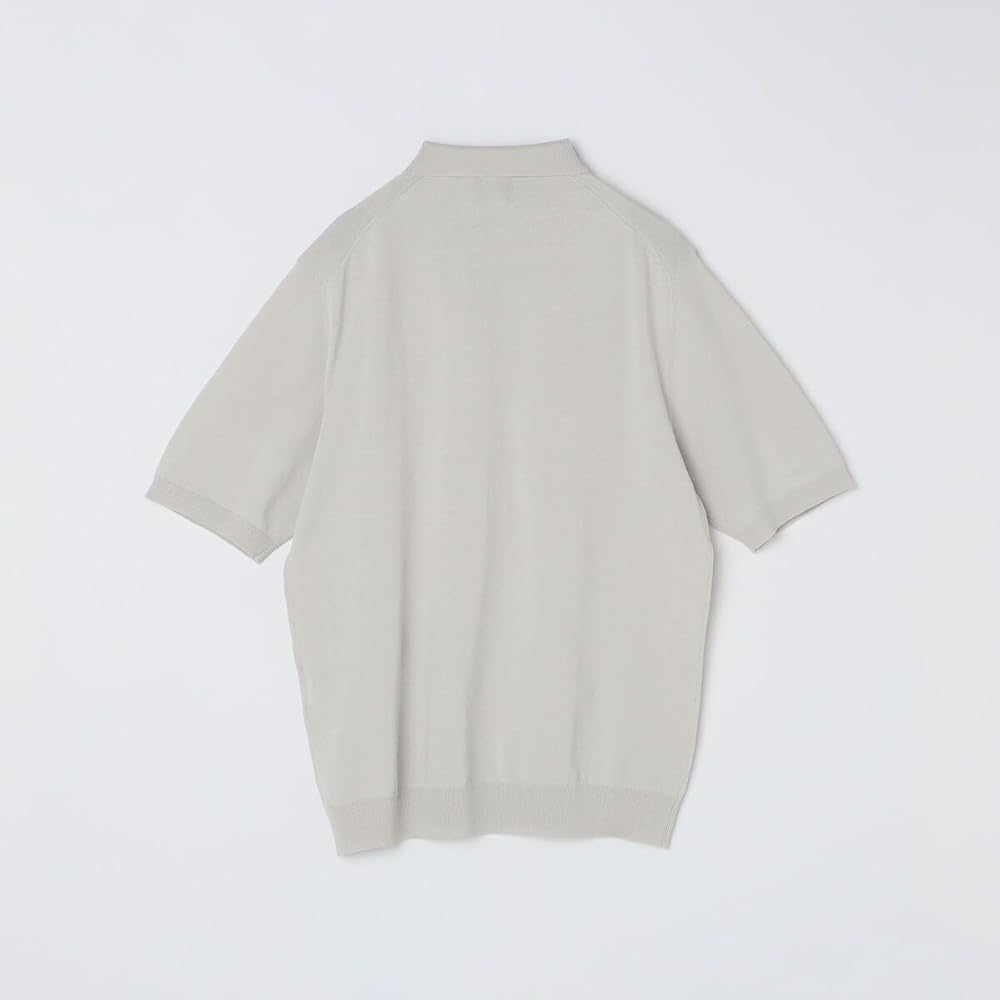 Amazon | [シップス] リネン×TEXBRID ニット ポロシャツ ライト