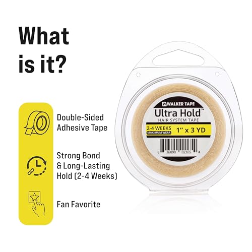Image of SAFEHOLD Ultra Hold Wig Tape Waterproof Sweat Resistant 1 Inch 3 Yards