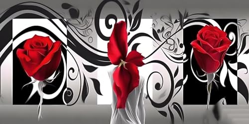 Peinture diamant kit complet contre le stress : créez votre toile rose 5D géante