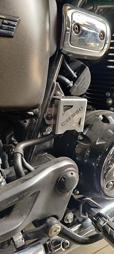 Auto Infinity Rear Reservoir Guard for Honda CB350 (Silver, Pack of 1) - Image 7