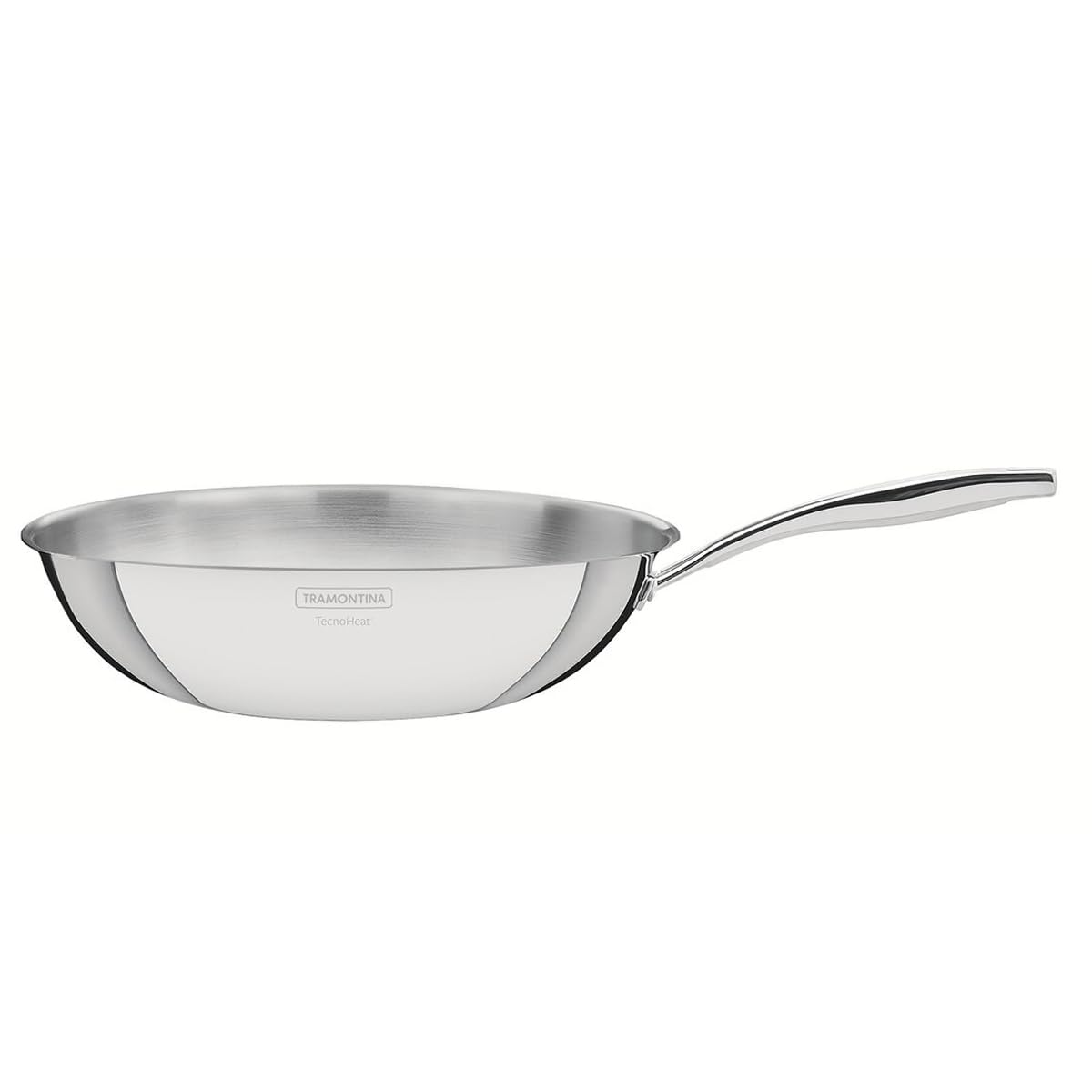 Wok 28cm en inox triply Tramontina Grano 3,4L tous feux induction