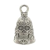 SUGAR SKULL Guardian® Bell Motorcycle - Harley Accessory HD Gremlin NEW