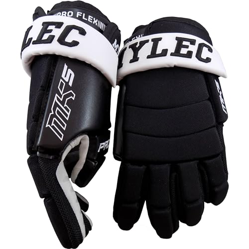 image for MyLec MK5 Hockey Gloves, Hook Closure for Perfect Fit, 3-Roll Design, 
