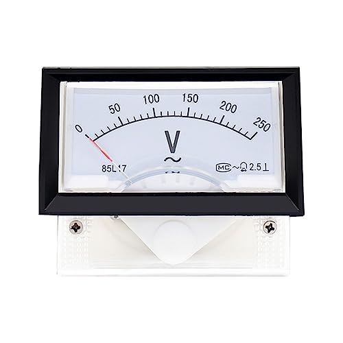 Voltmètre AC 85L17 rectangle 70x40mm pour mesure de tension alternative