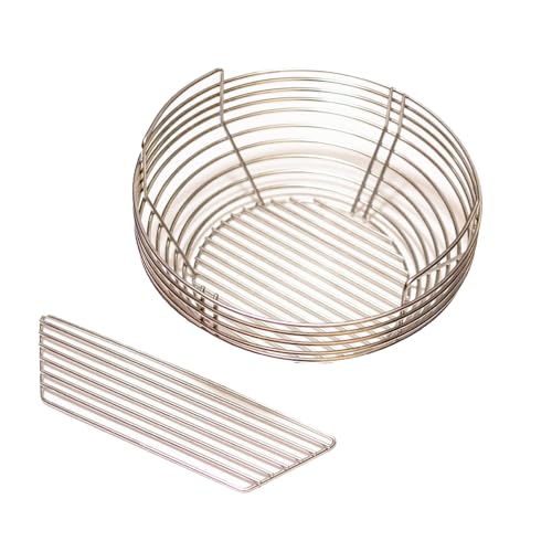 KAMADO BONO - Cestello per la Carbonella per Barbecue, Cesto Carbone per BBQ, Facile da Pulire, Compatibile con Dispositivo Grande