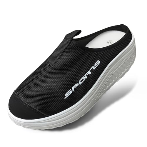 Zapatillas para Mujer, Zuecos y Mules para Mujer, con de, Sandalias Transpirables para el Tiempo Libre, Zapatos de Salud, Zapatos para Caminar Deportes Mujer