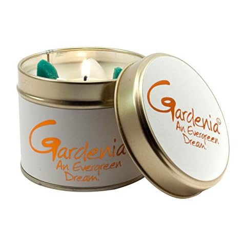Lily-Flame Gardenia Scented Candle in Tin Cover