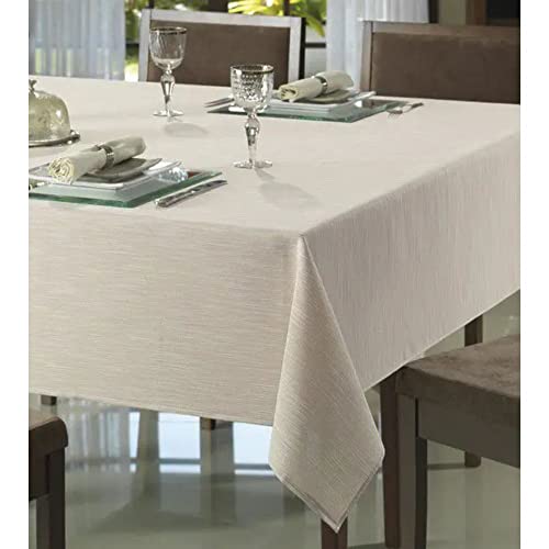 Toalha de Mesa Quadrada 4 Lugares Clean Passion Döhler - BEGE