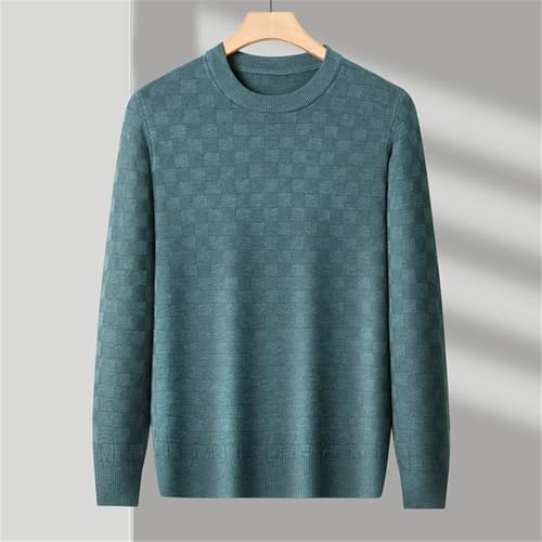 Men’S Wool Sweater O-Neck Cable Knit Thick Pullover Long Sleeve Winter Warm Casual Slim Fit Jumpers3