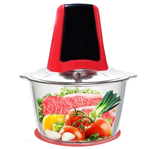 ZOLPINL Picadora de Carne eléctrica doméstica, picadora de Carne de Grado alimenticio con Cuchillas afiladas, Motor de Cobre Completo/fácil de Limpiar, para procesar Carne de Res, Pollo, c