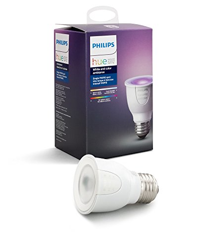 Philips Hue White and Color Ambiance PAR16 Dimmable LED Smart Spot Light (Works with Alexa Apple HomeKit and Google Assistant), Model:458141