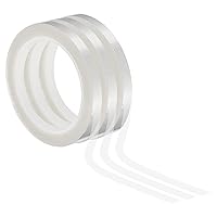 Vista 35 de PATIKIL Cinta de pizarra blanca de 1/2 pulgada, paquete de 3 cintas finas de borrado en seco de 72 yardas para marcado gráfico de arte de bricolaje