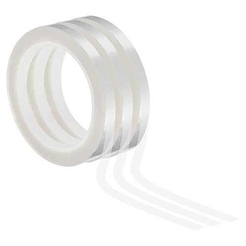 Miniatura 35 de PATIKIL Cinta de pizarra blanca de 1/2 pulgada, paquete de 3 cintas finas de borrado en seco de 72 yardas para marcado gráfico de arte de bricolaje