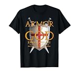 Armor of God Ephesians Bible Verse Religious Christian Gift T-Shirt