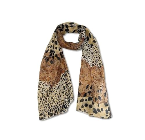 Sciarpa leopardata da donna: la nostra sciarpa con stampa animale è adatta a tutti gli stili, personalità e preferenze personali. Le stampe animali mostrano uno stile elegante e unico. 157 x 72 cm; sciarpe lunghe e piccola coperta sul divano; fasciatoio/foulard, stola, foulard o bandana.