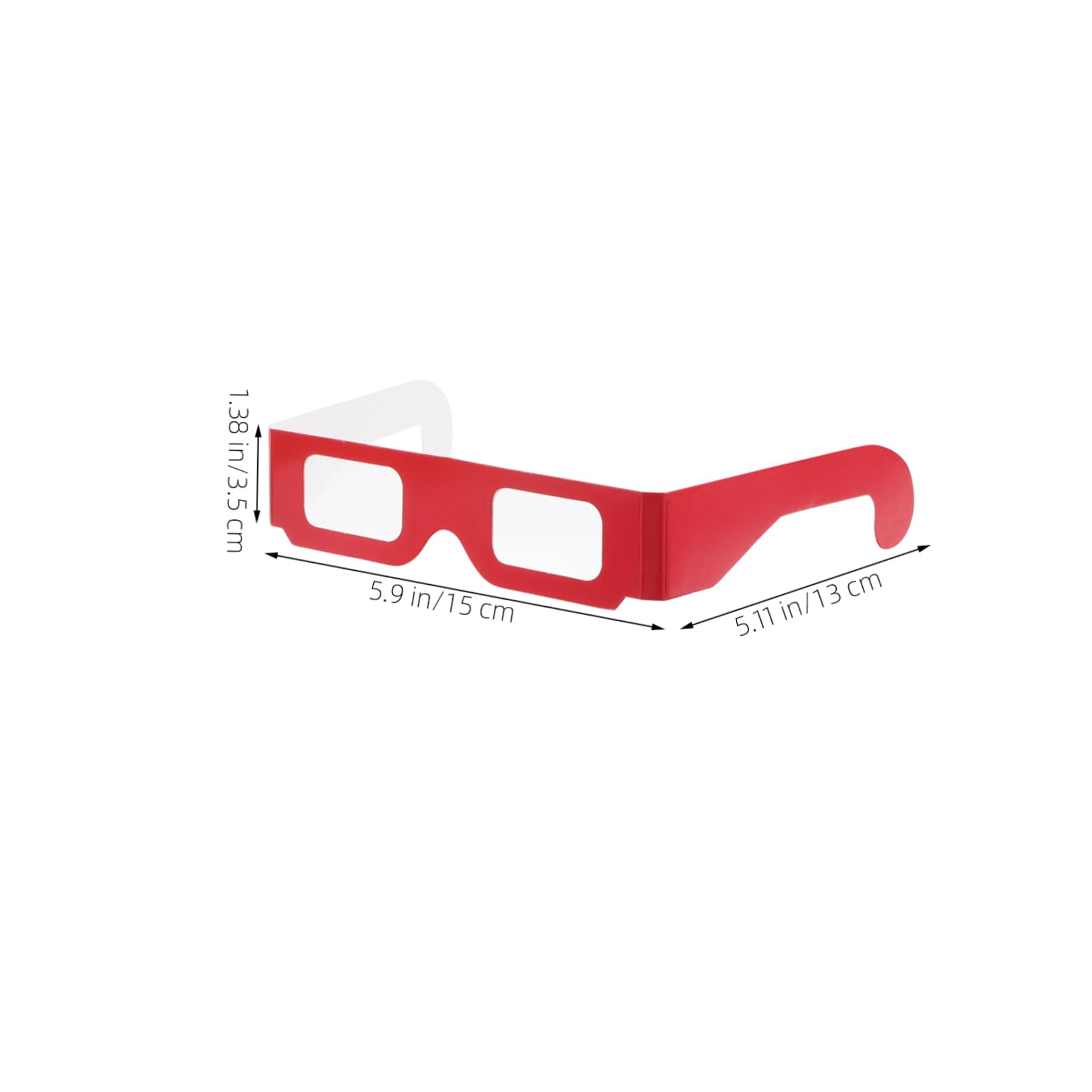 Toddmomy 20 Pcs Rainbow Hearts 3d Glasses Light Diffraction Glasses for Led Neon Lenses