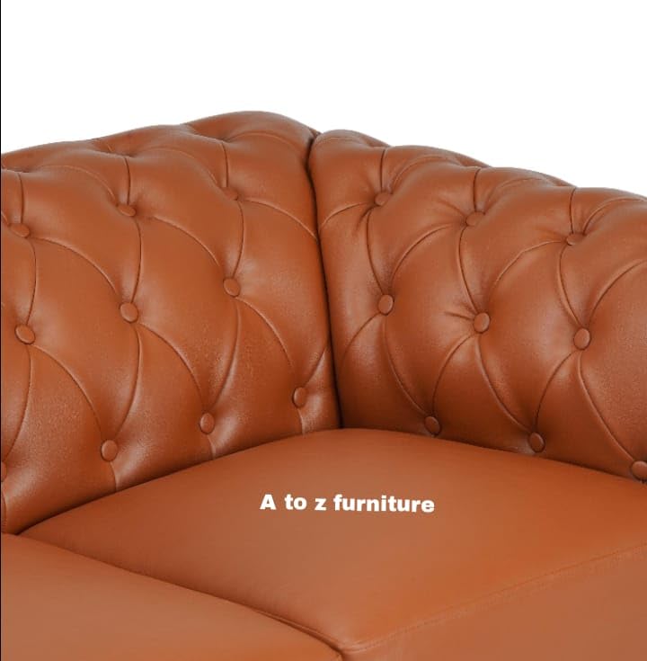 Image of A to Z Furniture Classic Chesterfield Sofa Set Luxury Chesterfield Sofa in for Home Living Room & Office (Ten Colour)