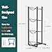 MYLOLF 5 Gallon Water Jug Holder : 4 Tier Water Jug Stand Holder for 5 Gallon Water Dispenser- 5 Gal Water Bottle Storage Rack Organizer for Home Kitchen Garage