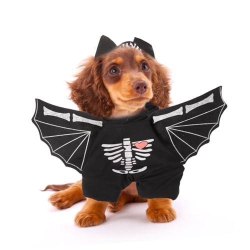 Disfraz para perros y gatos Halloween murciélago miniatura 2