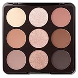 Erinde 9 Farben Nude Lidschatten Palette, Warme Braune Neutrale Lidschatten Make-up, Hochpigmentierte Eyeshadow Palette, Langanhaltend Matte und Schimmernde, für Einen Täglichen Natürlichen Look #01