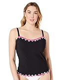 Profile by Gottex Women's Plus-Size Lettuce Ruffle Sweetheart Tankini Top Swimsuit, Tutti Frutti...