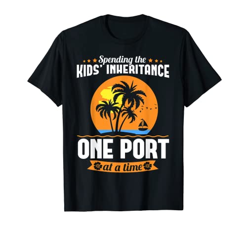 Cruise Vacation Shirt One Port at a Time Todos los tamaños Camiseta