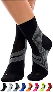 ZaTech Plantar Fasciitis Sock, Compression Socks for Men & Women. Heel, Ankle