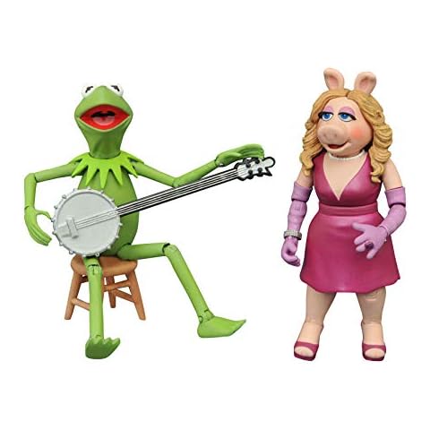 DIAMOND SELECT TOYS The Muppets Best of Series 1: Kermit & Miss Piggy Action Figure Two-Pack Cover