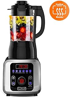 NutriChef NCBLSM150 Digital Electric Countertop Heating Blender - Professional 1.75L Capacity Food Processing