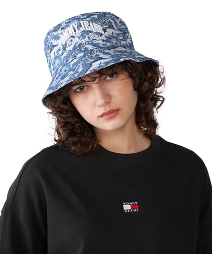 yzTOMMY HILFIGER(g~[qtBK[) TJW HOT SUMMER BUCKET HAT PRIN AW16227 FREE u[