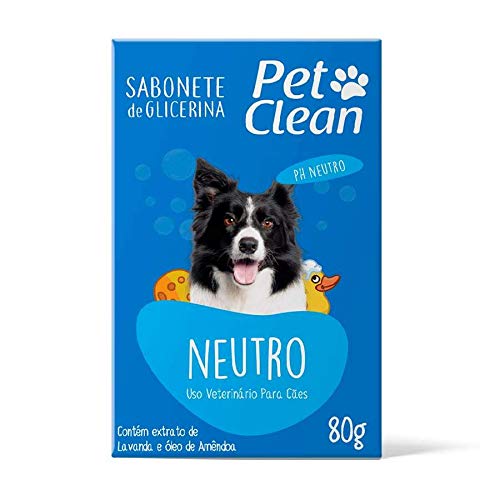Sabonete de Glicerina Neutro para Cães e Gatos 80g