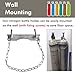 1pc Wall-Mounted Oxygen Tank Holder - Steel Cylinder Bracket for Safe Storage of Nitrogen, Argon, Propane, and More(1 Bottle - 25cm)