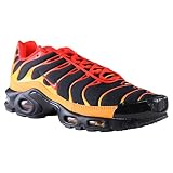 Nike Air Max Plus męskie buty do biegania, Black Chile Red Vivid Orange, 45 EU