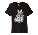 Cute Lionhead Bunny Rabbit Sketch Premium T-Shirt