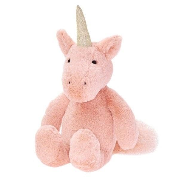 Licorne Beppe Alessio peluche assise 35cm doudou enfant