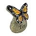 Gerson Spring Butterfly Messages on Stone Decorative Figurines - Set of 3