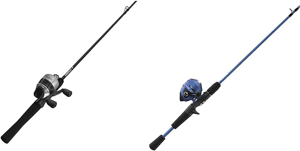 Zebco 33 Spincast Reel and Fishing Rod Combo & Slingshot Spincast Reel and Fishing Rod Combo