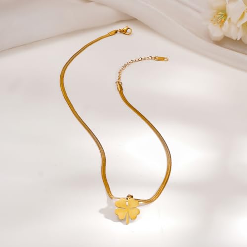Image of Rubans Demi Fine Stainless Steel Pendant Chain Daily Gift for Women & Girls