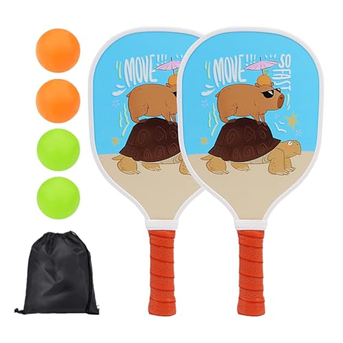 Kit de paddle ball outdoor complet avec raquettes et balles pour débutants