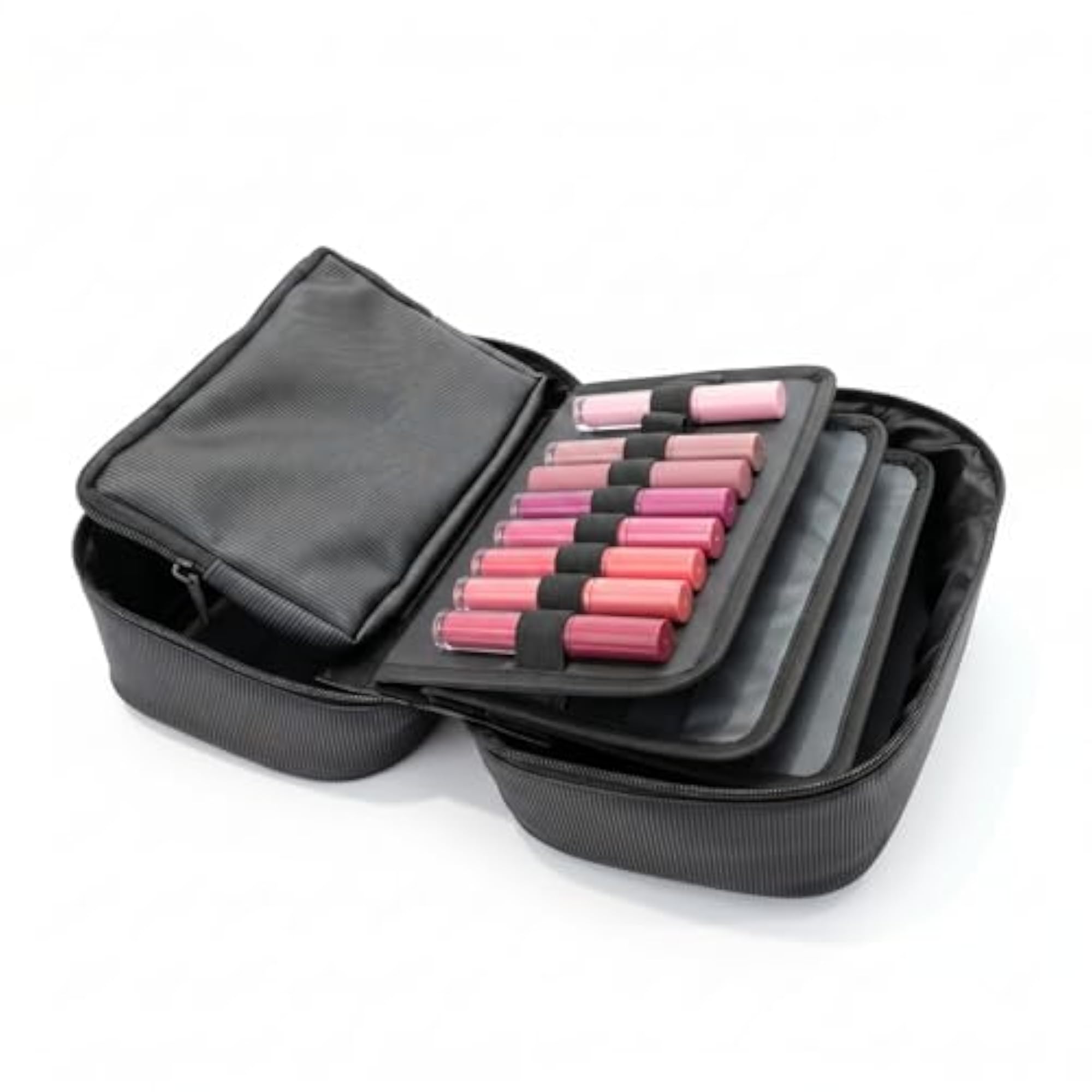 Professional Leather Makeup Vanity Box for MUAs, Elegant Design