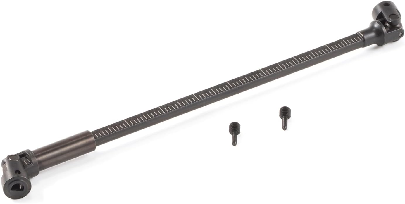 130mm Steel SCX24 Cut-to-Length Driveshaft with D Hole, Fit for Axial 1/24 RC Crawler Custom Builds (2 PCS)