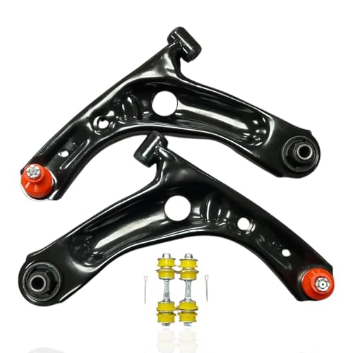 Image of Front Wishbones Lower Arms Suspension Inc Drop Links X2 Compatible With Peugeot 107,2005-2014,4 Pcs kit