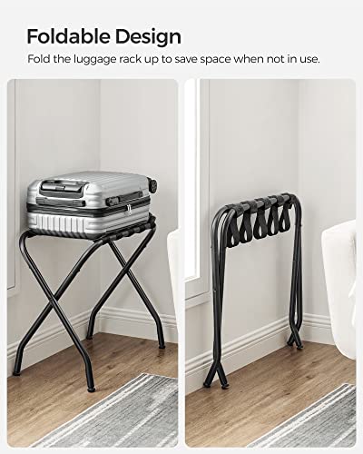 image for SONGMICS Luggage Rack, Pack of 2, Luggage Racks for Guest Room, Suitca